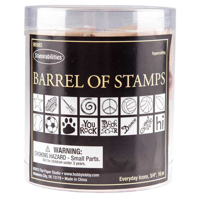 Everyday Icons Barrel of Stamps Hobby Lobby 905083